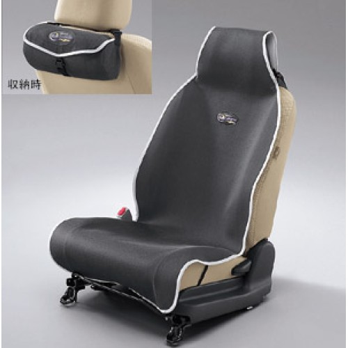 Gray seat cover for Toyota Belta NCP96-BEPNK(L) (August 2011 – June 2012)