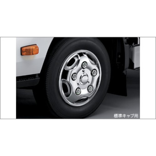 Chromed wheel hub cover for Toyota DYNA XZU600D-TUMMB-K (May 2013 – )