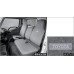 Seat cover set, standard type for Toyota DYNA XZU600D-TUMMB-K (May 2013 – )